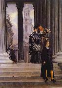 James Jacques Joseph Tissot London Visitors oil painting